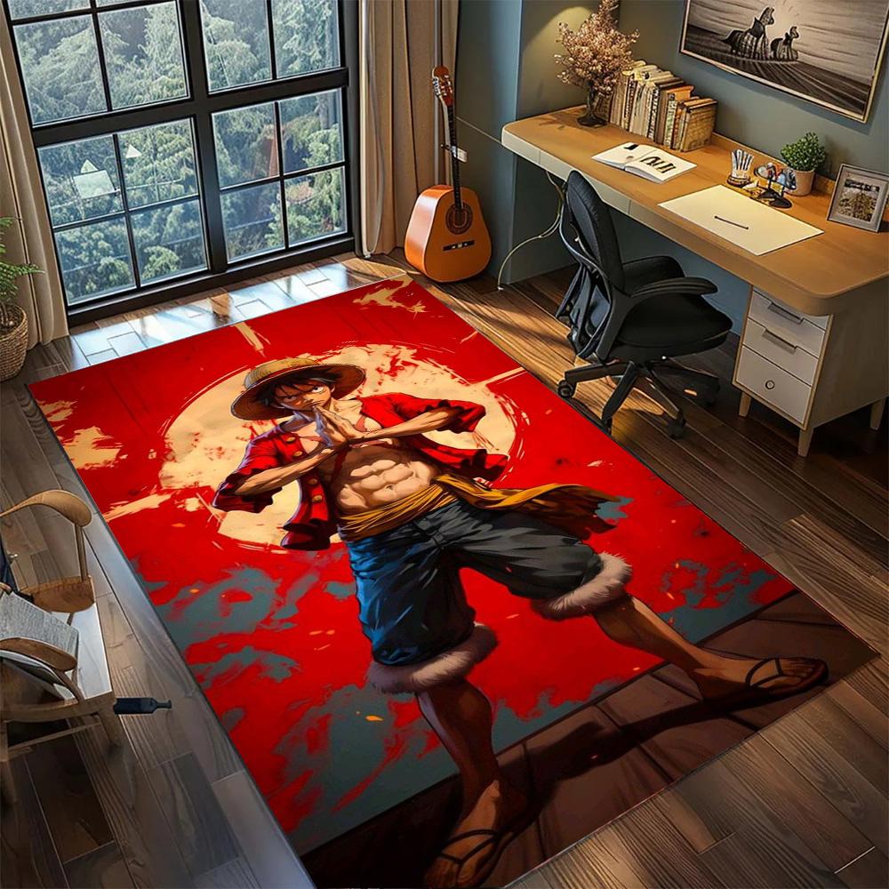 One Piece!Rug Carpet Large Area Rug Non Slip Washable Floor Mat Gamer Room Bedroom Home Decor