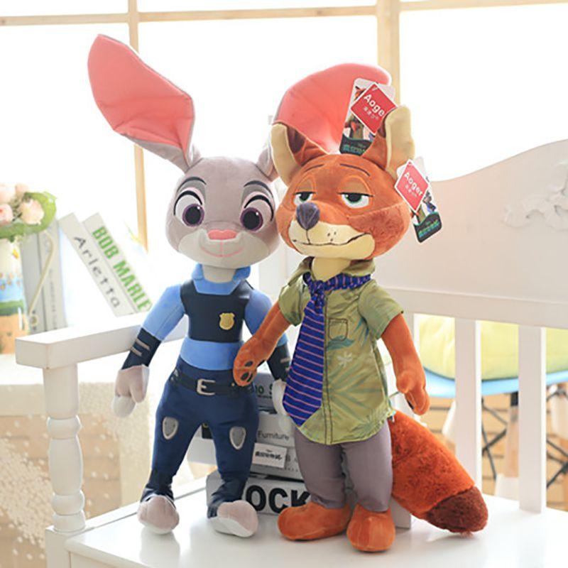 Zootopia/zootropolis Judy Hopps And Nick Wilde Plush Toy Ideal Kids Gift For Fans
