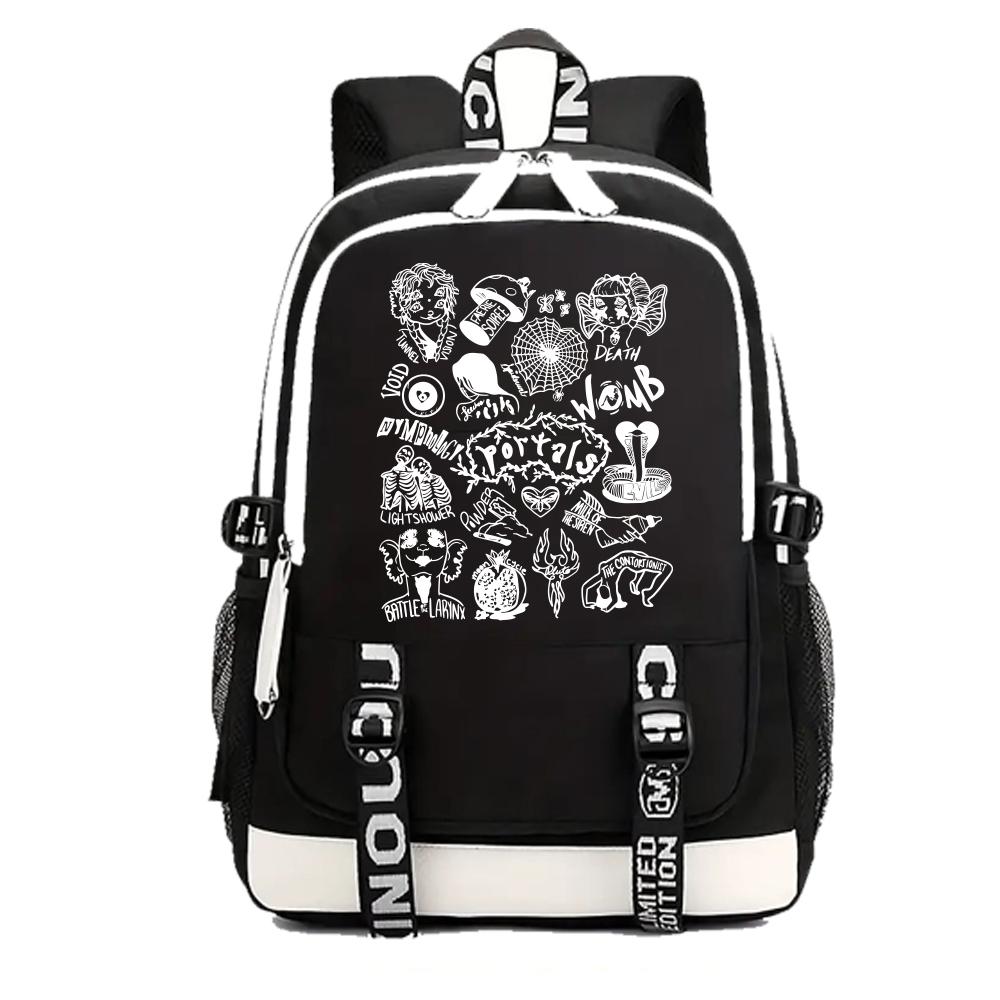 

Рюкзак Melanie Martinez Женский Мужской Cry Baby Девочки Мода Путешествия Регулируемые Плечевые Рюкзаки Уличная Школьная Сумка для Поклонников Подарок 15.6 inch