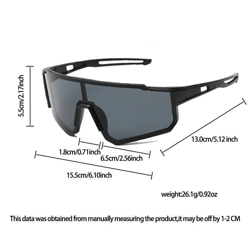 6Pcs Half Frame UV400 Cycling Sunglasses Bike Shades Outdoor Bicycle Sports Glasses
