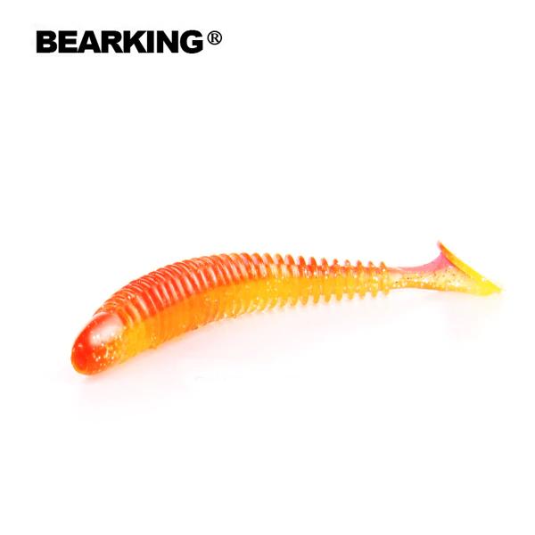 

Рыболовная приманка Bearkinghot, мягкая приманка, профессиональная приманка, 4 дюйма, 6 шт., 10 см/4,8 г, качественные искусственные воблеры для карпа B