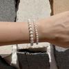 KIETIMOOR White Pearl Bracelet 6mm (Silver925) White Pearl Bracelet Silver