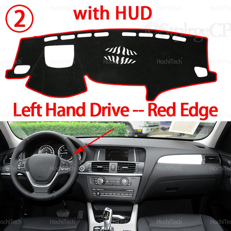 Dashboard Cover Avoid Light Anti-Slip Anti-dirty Mat Pad Sunshade Dashmat Protect for BMW X3 F25 2011-2017 2013 2014 2015 2016