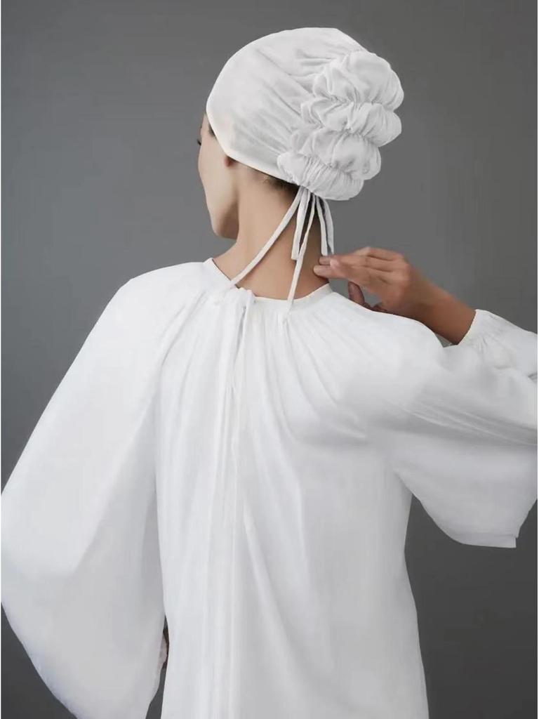 Atmungsaktives Mesh Elastische Unterkappe mit verstellbarem Bindeband