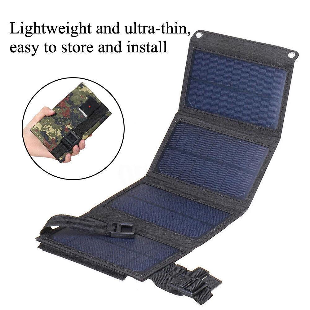 10W USB Solar Panel Foldable Outdoor Power Bank