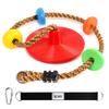 WHDZ Climbing Rope Swing for Kids, with Hanging Strap & Carabiner, 100kg Weight Capacity, OutdoorIndoor PlaygroundPark (Red)