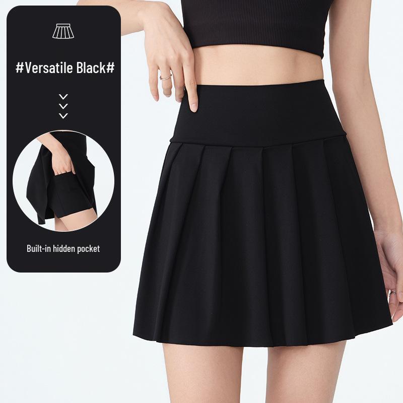 Women's Quick-Dry High-Waisted Pleated Tennis Skirt – Outdoor & Yoga Anti-Exposure Skort