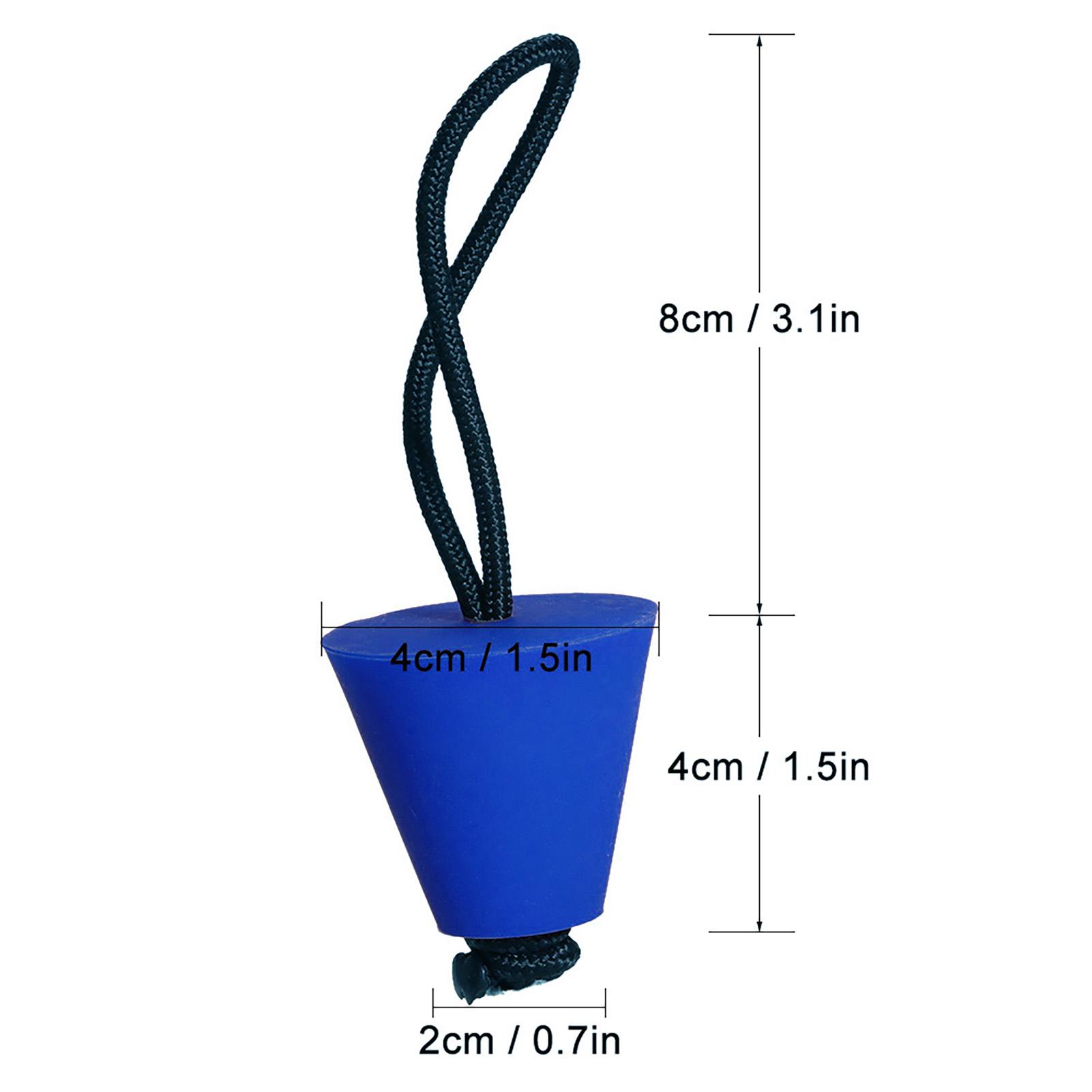 

4PCS Best Universal Kayak Scupper Plug Kit Kayak Scupper Plug Kit Canoe Drain Holes Stopper Bung синий