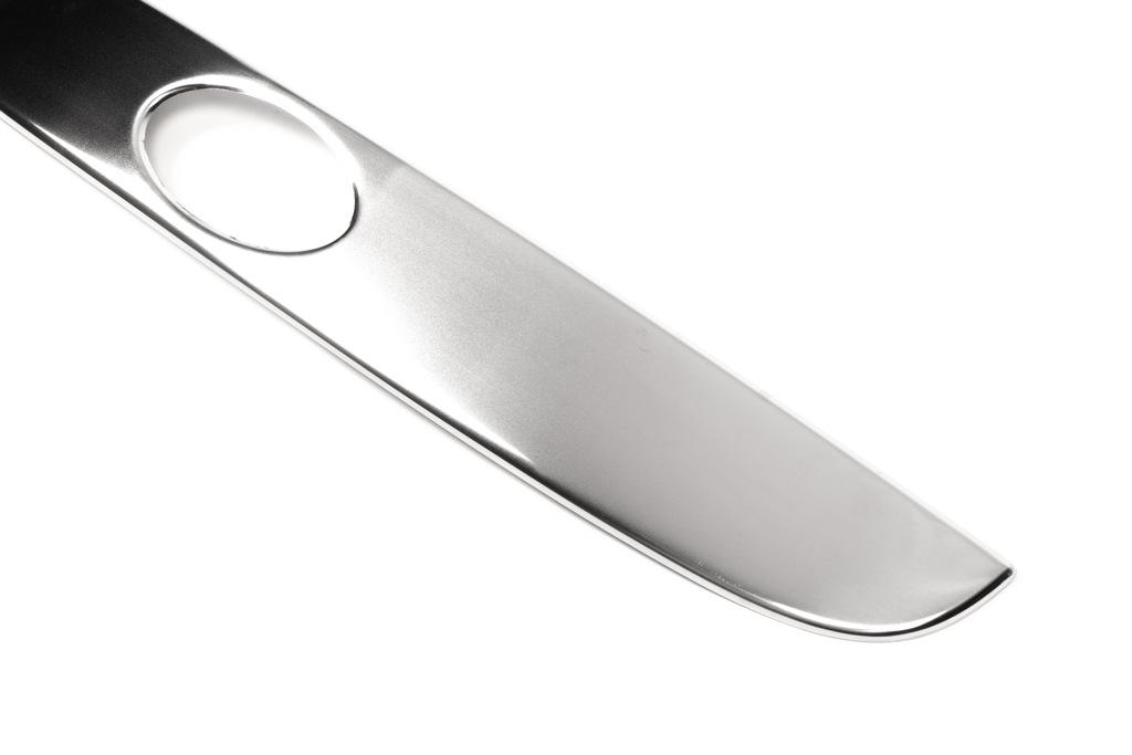 Overlay Over the Number (stainless Steel) OmsaLine - Italian Stainless Steel for Hyundai Accent 2006-2010