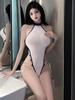 Sexy Lingerie Nurse Student Uniform Role Playing Costumes Women Cute Mini Skirt Tight Blouse Set Porn College Girl Cosplay Anime