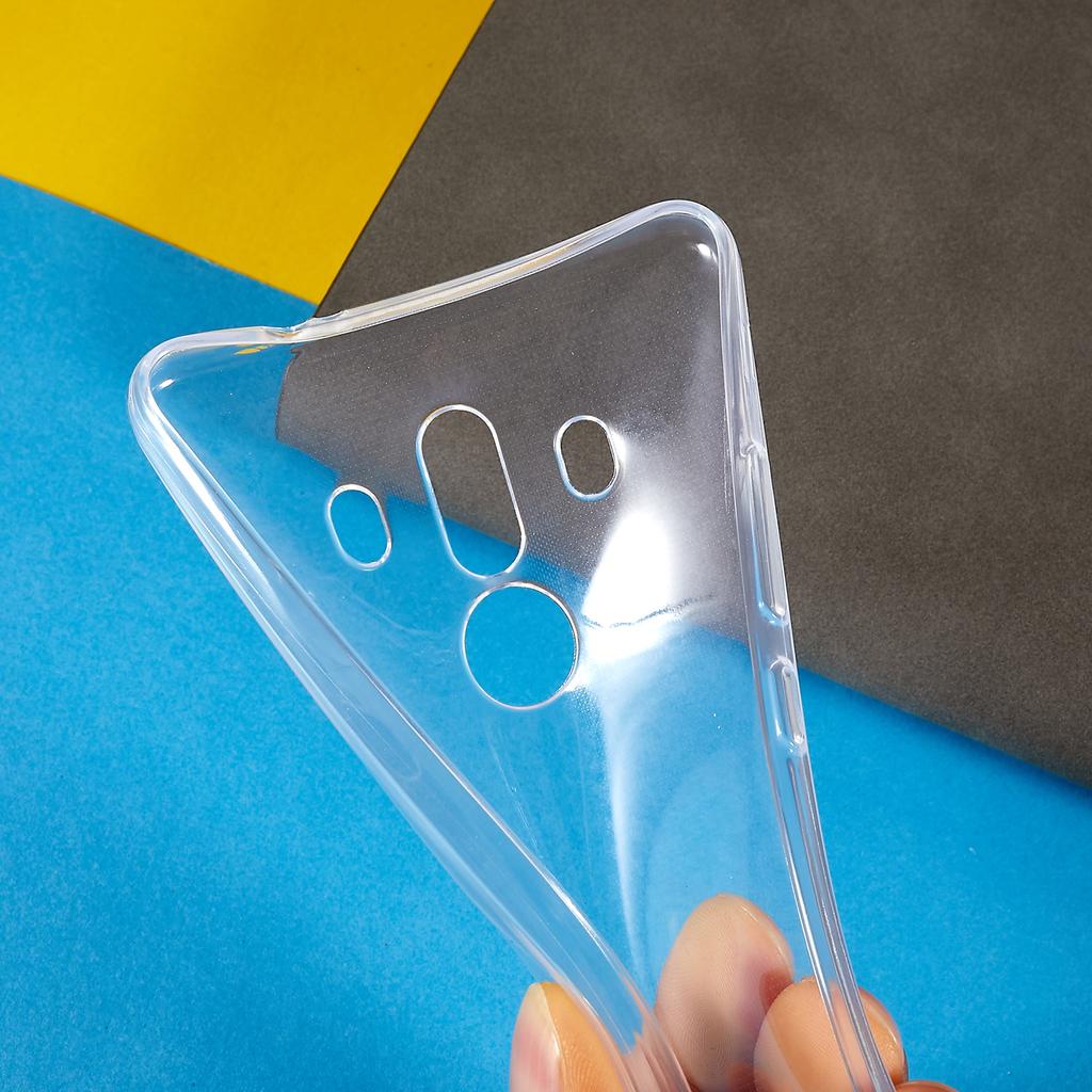 For Huawei Mate 10 Pro Protective Phone Case Ultra Slim Transparent Anti-Scratch Flexible TPU Back Cover