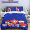 3pcs BT21 Characters Pattern Bedding Set Duvet Cover Set Includes Duvet Cover &pillowcases, Perfect All Season Bedroom Decoration & Gift