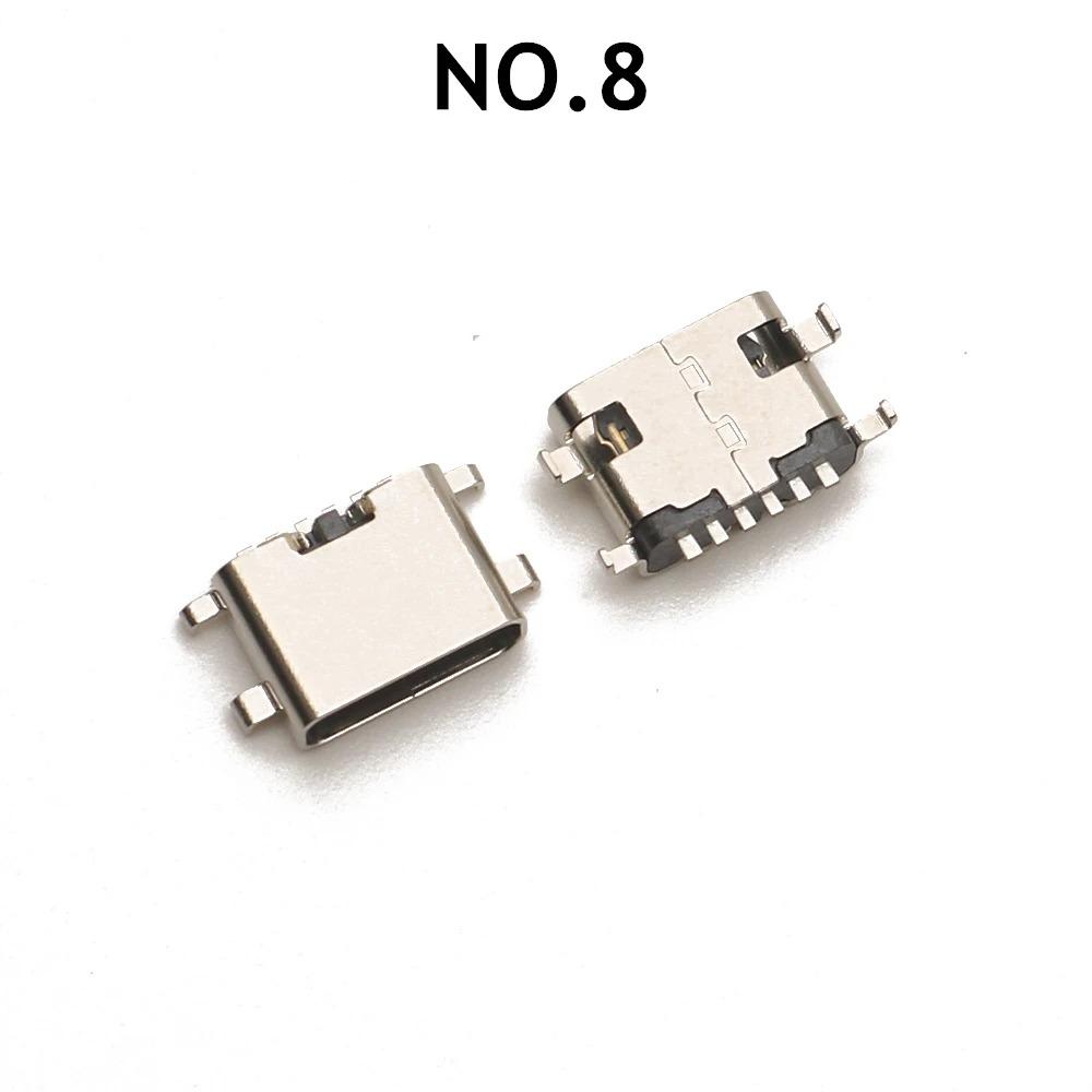 100Pcs/Lot 16Pin USB Charging Dock Connectors Mix 6Pin USB Charging Port Repair Kits Mobile Phone