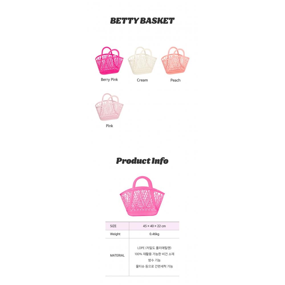 Sun Jelly Betti Berry Pink Tote Bag Sjbbbep