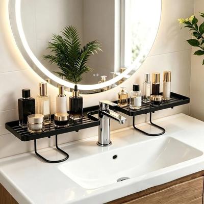 Mesh Bathroom Storage Rack Water Drainage Counter Organizer Sink Shelf Box  Kitchen