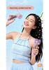 Portable USB Handheld Fan with Strong Wind, Climbing Hook, and Atmosphere Light