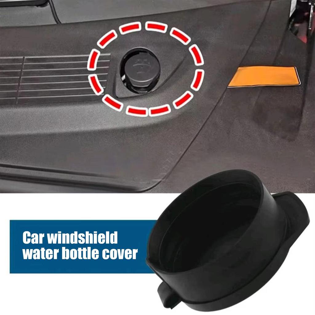 Für Tesla Model 3/S/X/Y Auto Windschutzscheiben-Wasserflaschenabdeckung, Auto Scheibenwaschflüssigkeits-Deckel Kappe Ersatz Fahrzeugzubehör
