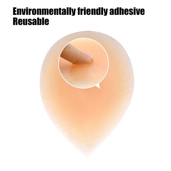 1 Pair Silicone Hip Pads Self-adhesive Invisible Hip Enhancer Shapewear Reusable Washable Women Butt Cushion Hip Dip Filler Corrector