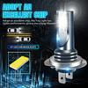 2pcs H7 Led Headlight Bulb Kit Car Fog Light Bulbs High Low Beam 110w 30000lm Super-Bright 6000k White Led Lights For Vehicles