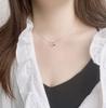 Fresh and Elegant Butterfly Ring Necklace Elegant and Versatile Female Collarbone Chain