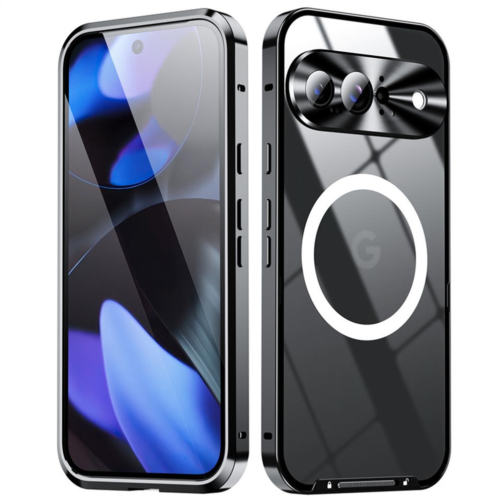 

For Google Pixel 10 Magnetic Case Metal Frame Matte Phone Cover