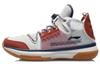 Wowls Cushioning Rebound Mid Top Basketball Shoes Men's White Umber ABBQ007-1