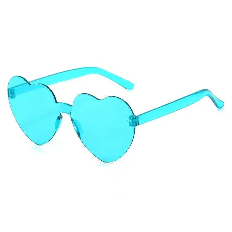 Flame Sunglasses - Trendy Frameless UV Protection Candy Color Shades for Dance Parties