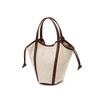 Daks Ivory Raffia Tote And Shoulder Bag Dcba6e103iv