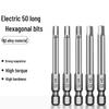 10-Piece Magnetic Long Hex Bit Set for Electric Air Screwdrivers (Sizes 1.5-10)