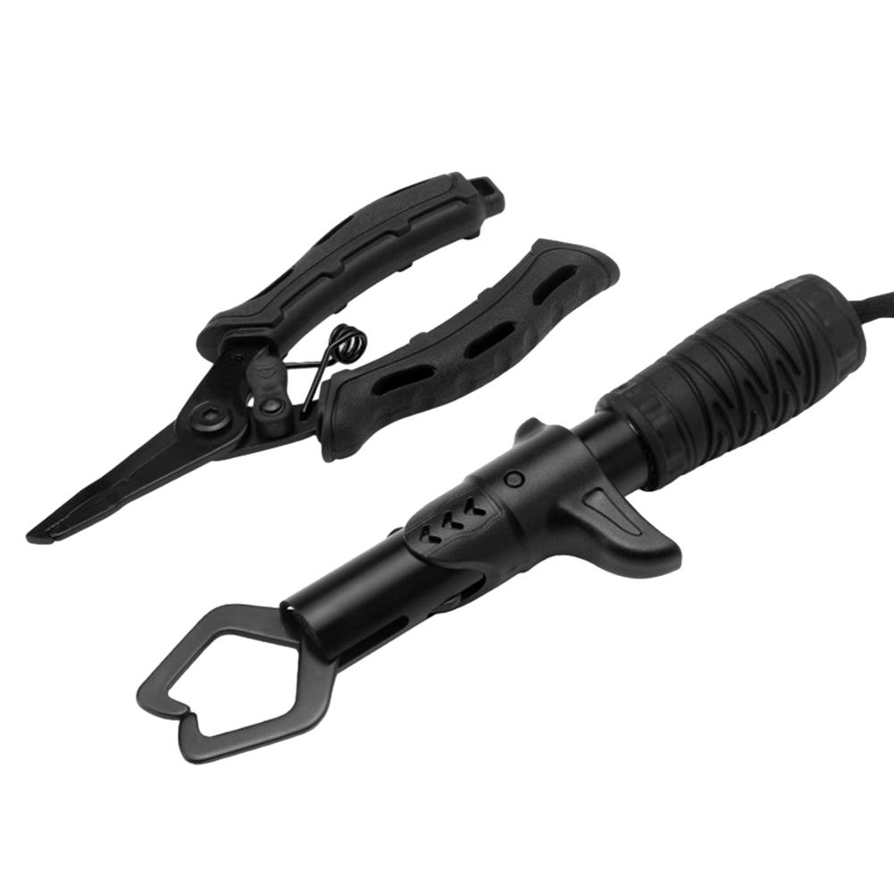 Fish Lip Gripper Fishing Pliers Stainless Steel Split Ring Fishing Tool Fishing Accessories Fish Lip Grip Tool for Fishing
