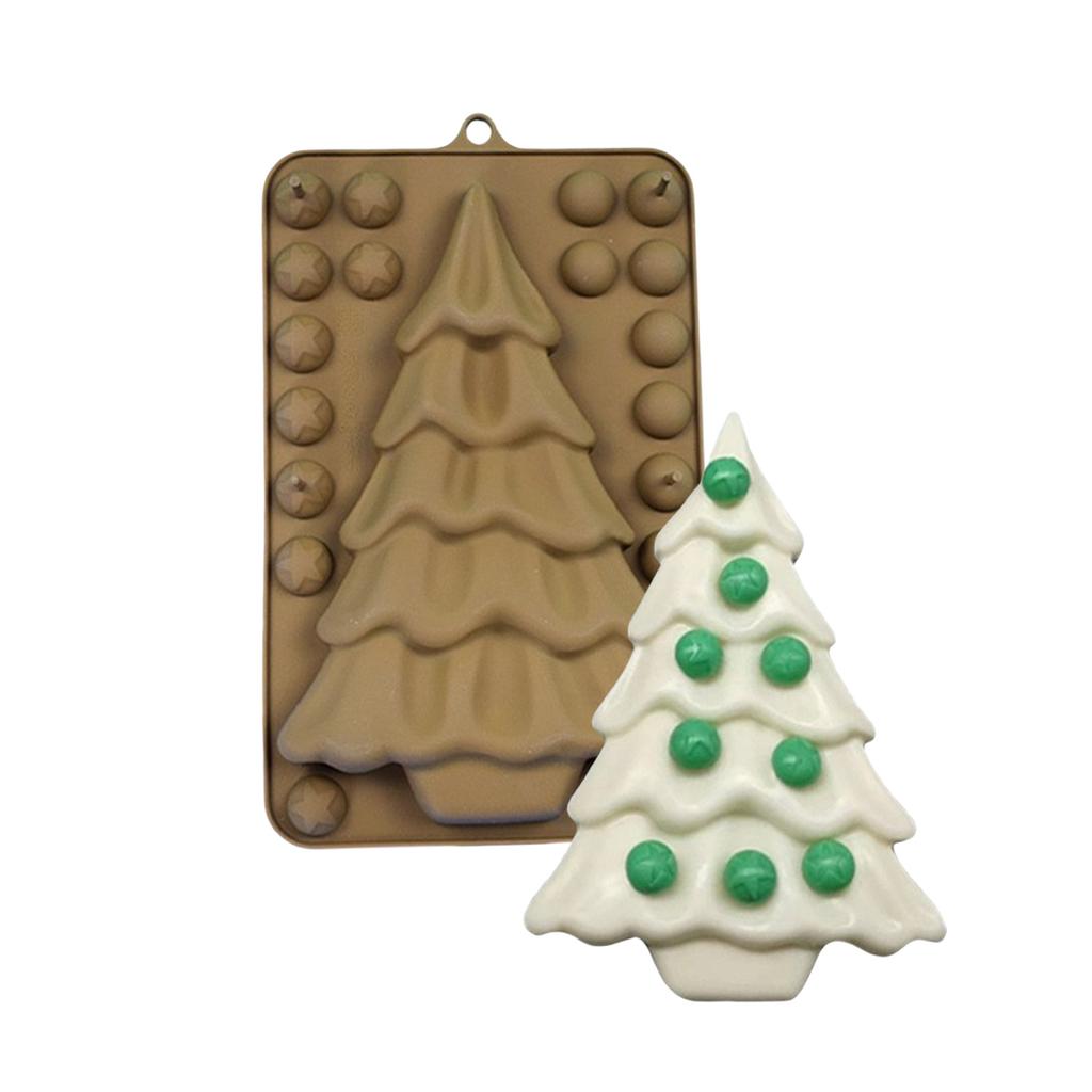 Holiday Themed Silicone Molds for Chocolate Making High Temperatures Resistant Candy Mould Handmade Dessert Bakewares