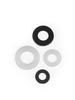 Nylon Insulating Flat Washer Set (Plastic/Rubber) - Sizes M2 To M12