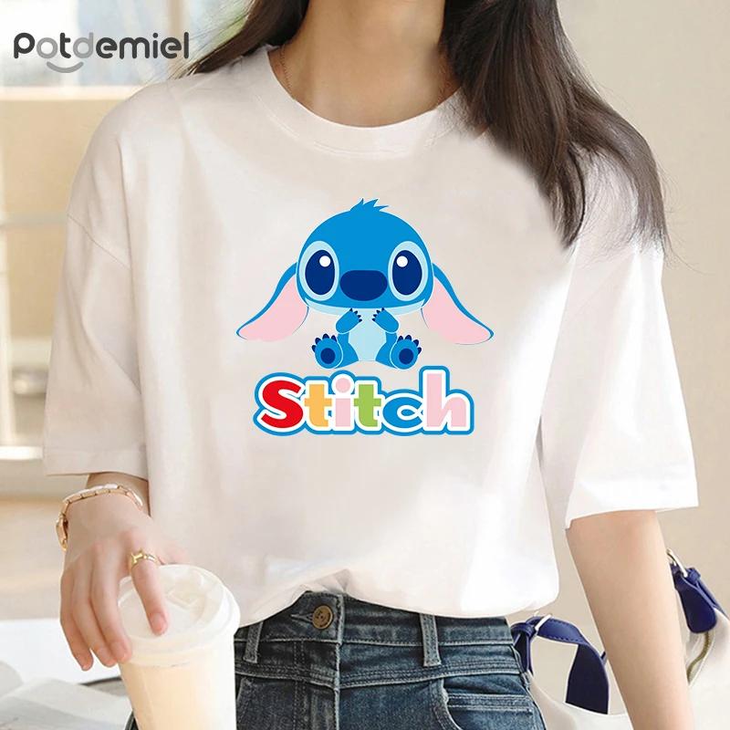 

Punk Trend Casual Stitch Unisexs Tshirt Unisexs Tshirt Cute Tshirt Anime Cartoon Casual Dress Unisexs Cute Shortsleev S