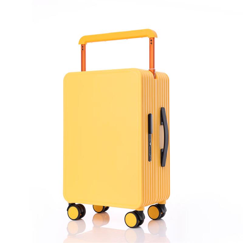 PACKAGE FASHION 101P Durable Wide Pull Rod Luggage 20 Inch