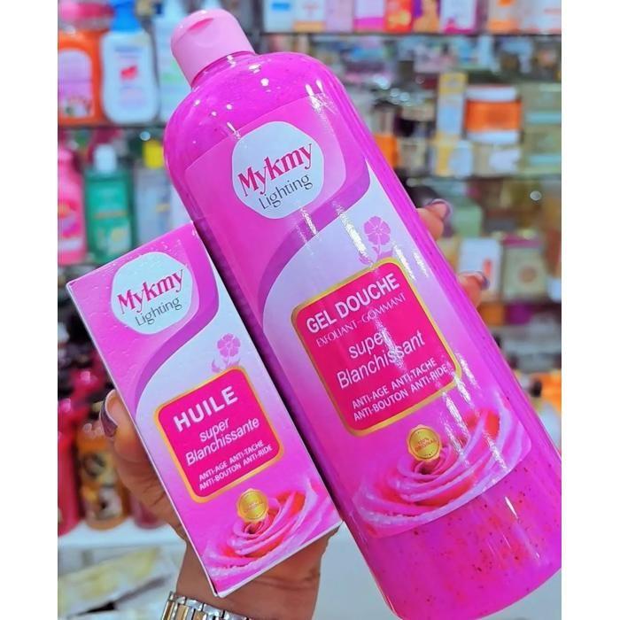 Gel Douche & Huile - Mykmy - Anti Taches - Extra White - Sans Parabène