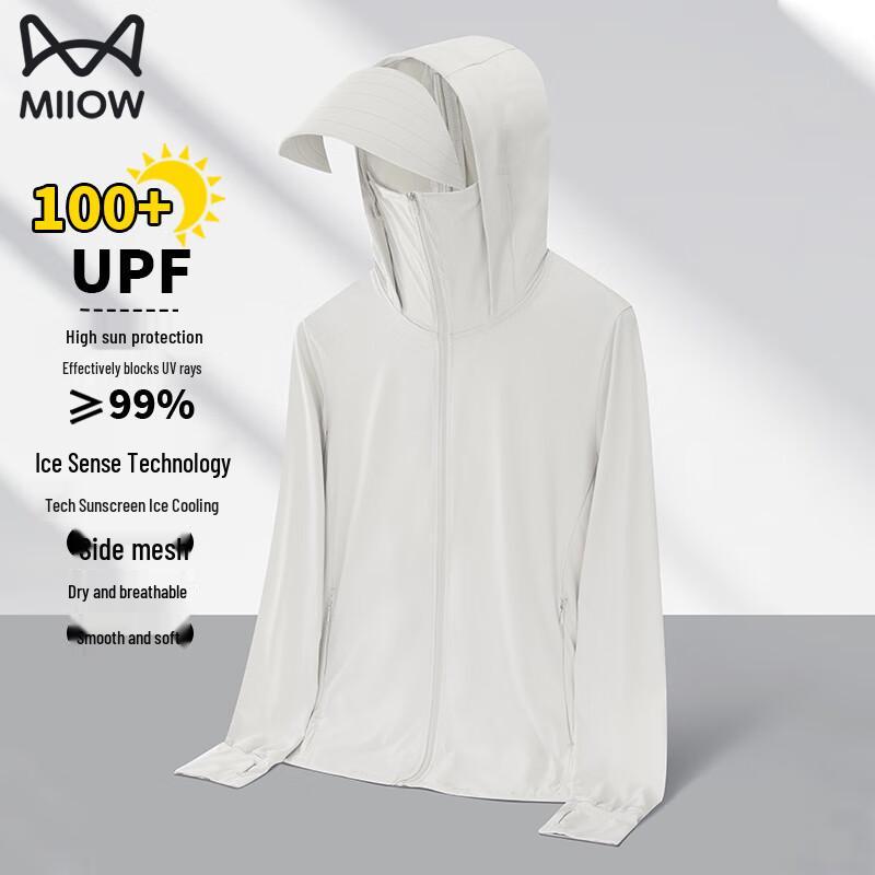 MiiOW Unisex UPF100+ Cooling Sun Protection Hoodie 5XL