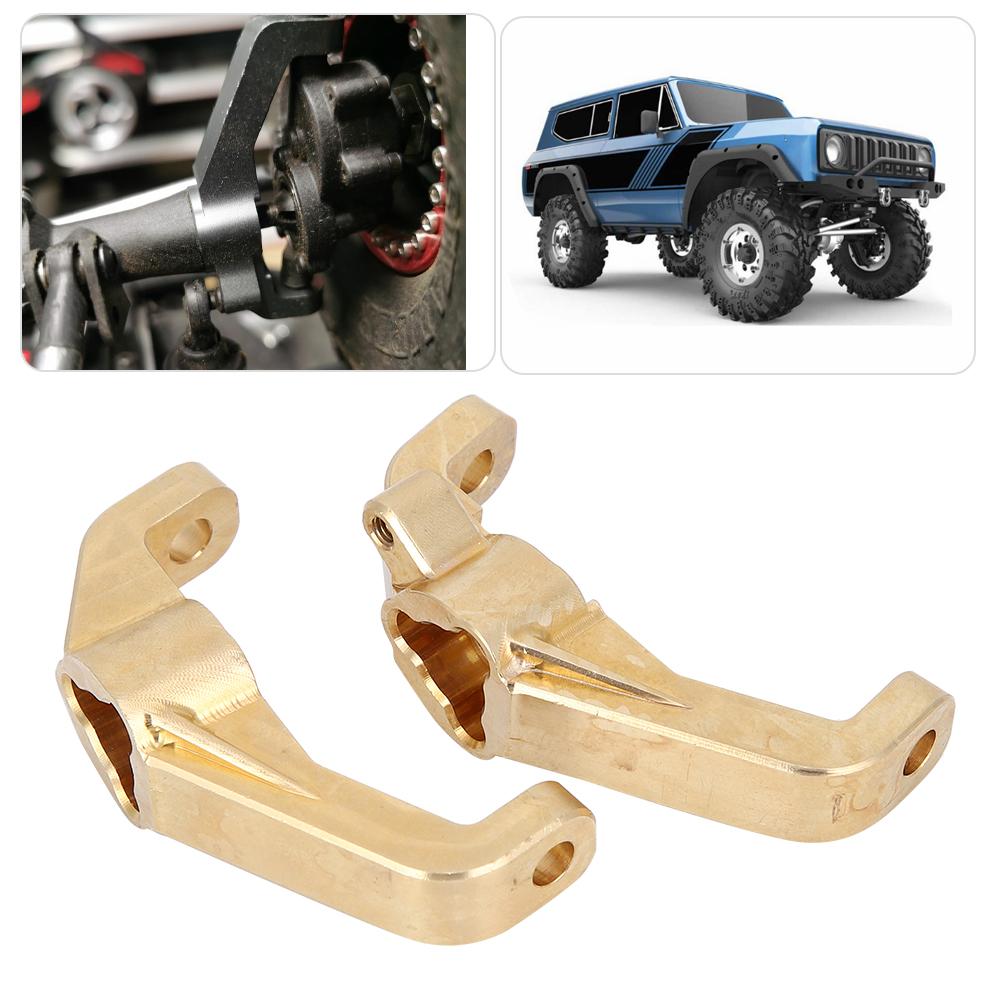 2pcs Brass Front C Hub Caster Mounts RC Accessories Fit for Redcat Gen8 Scout II 110 Crawler