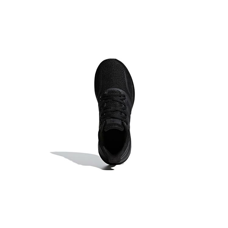 Adidas Neo Runfalcon 1.0 K Slip Resistant Low top Kids' Running Shoes Pure Black Kids' F36549