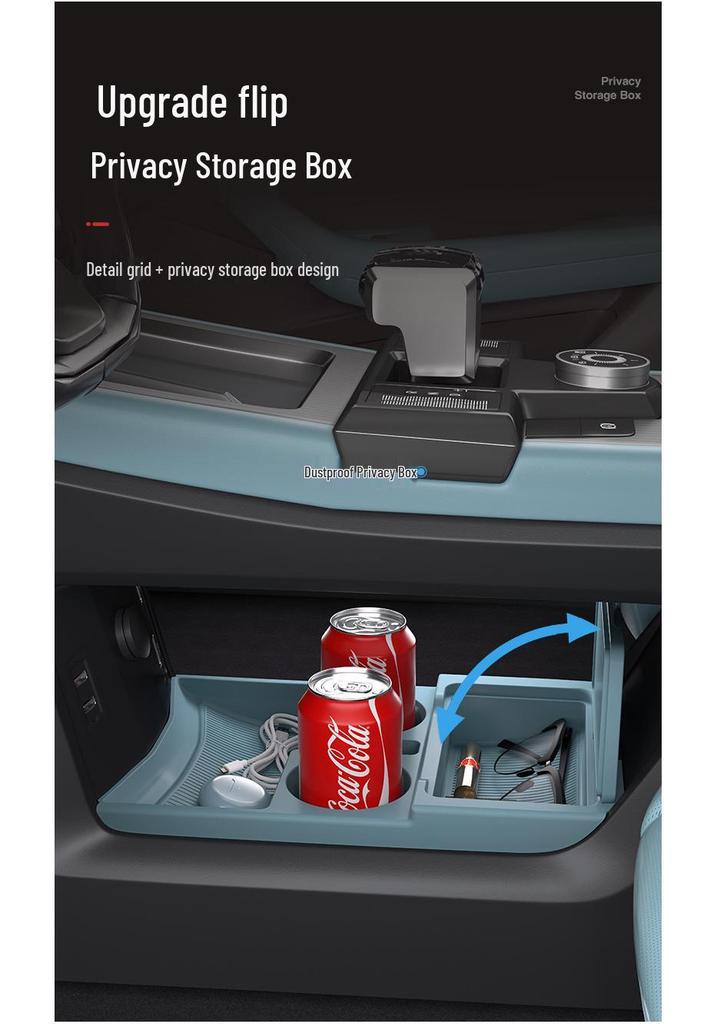 Jetour Traveler Center Console Storage Box - Fits 25 Models, Lantu Zhiyin Car Accessory Modification