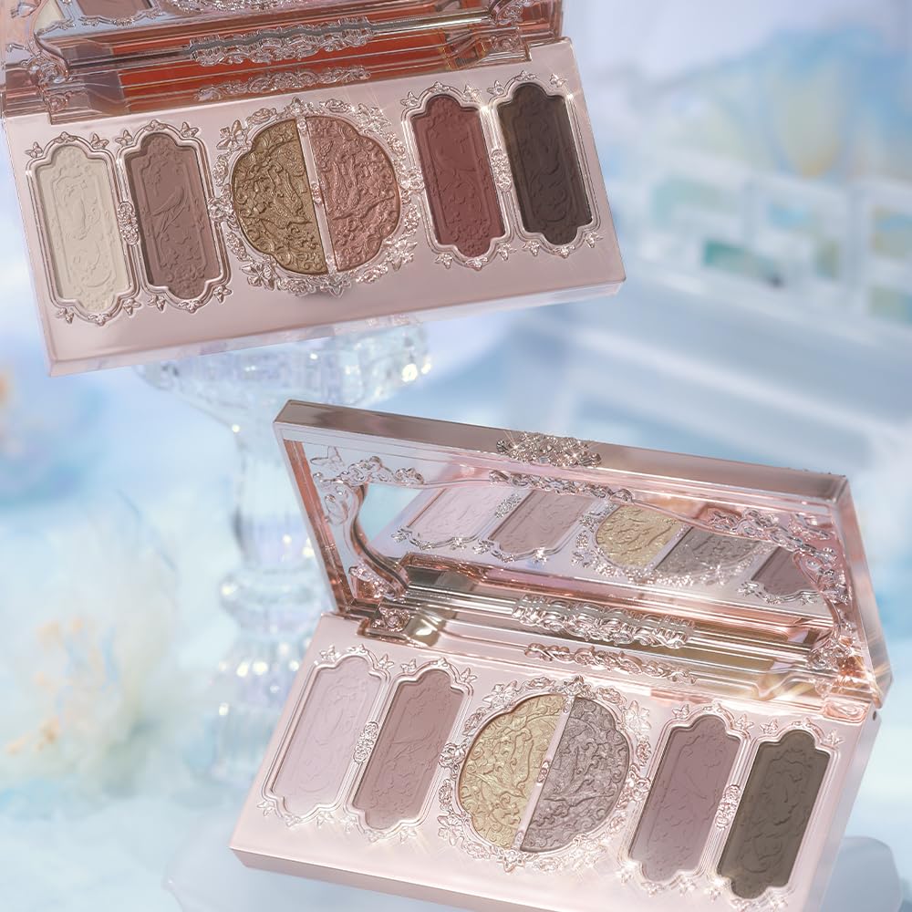 FlowerKnows Phalaenopsis Shoulder 6 Color Eyeshadow Palette Kunso (02 Костюм)