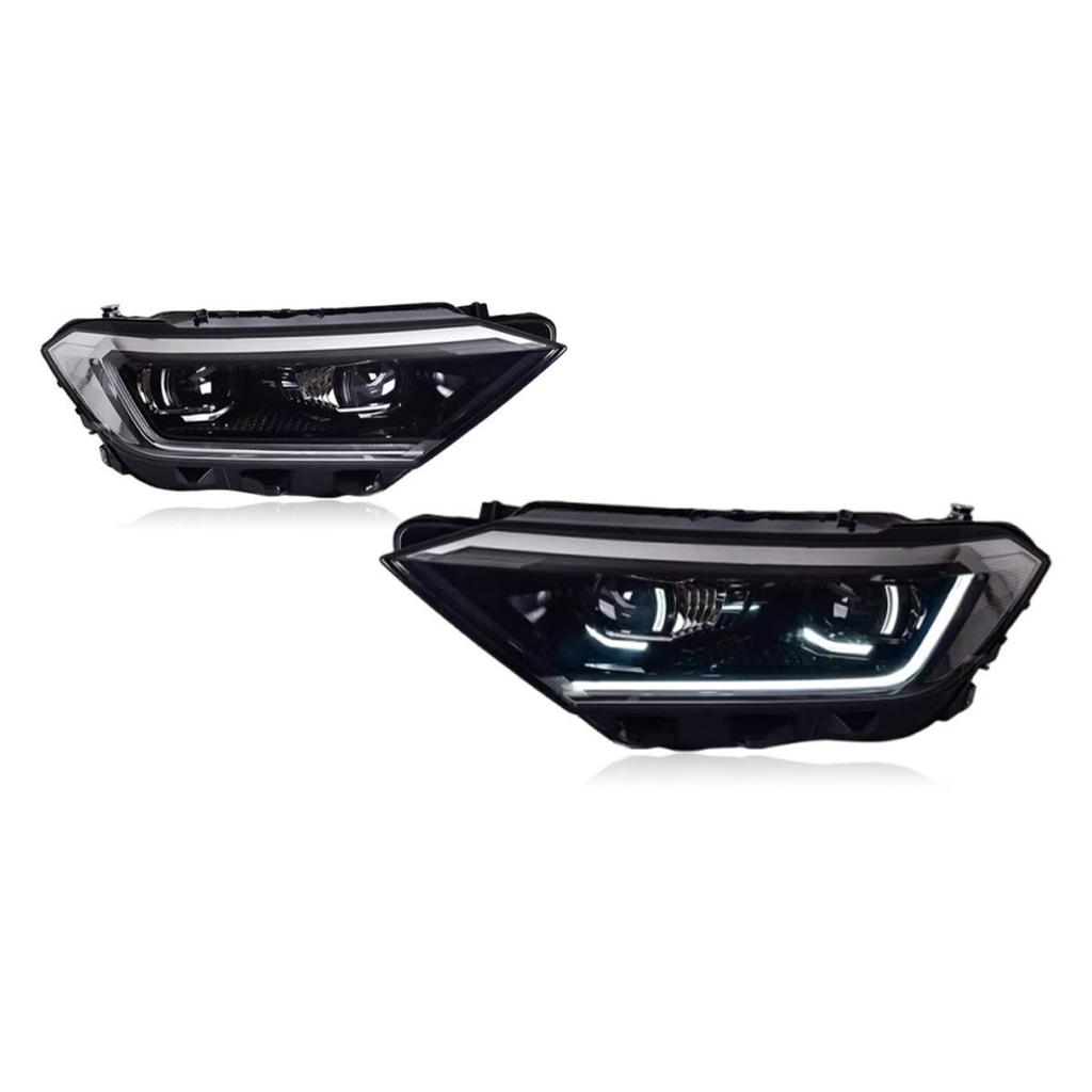 LED Projector Headlights with Turn Signals for 2019-2025 VW New Sagitar