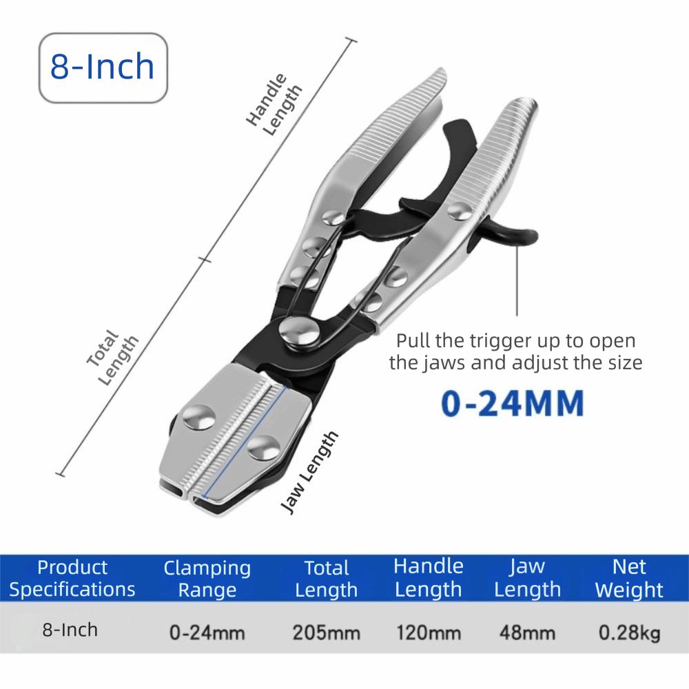 

Various Sizes Hose Pinch Off Pliers Carbon Steel Hose Pinch Off Clamp Plumbing 8Inch