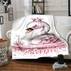 Swan Princess Home Blankets Comfortable Soft Lightweight Multipurpose Blanket For Picnics Sofas Offices Beds Living Rooms Perfect Gift For Friends And