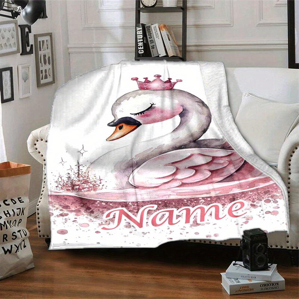 Swan Princess Home Blankets Comfortable Soft Lightweight Multipurpose Blanket For Picnics Sofas Offices Beds Living Rooms Perfect Gift For Friends And