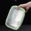 Stainless Steel Food Preservation Box Refrigerator Frozen Crisper Sealed Bento lunch Box Kitchen Food Storage Container With Lid