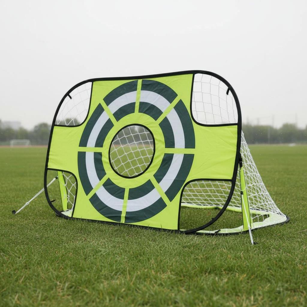 Folding Soccer Goal Foldable Kids Target Set Multi-Function Sports Gear