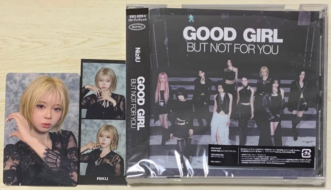 

[USED] NiziU Too Bad B-version CD (opened) with photocard.