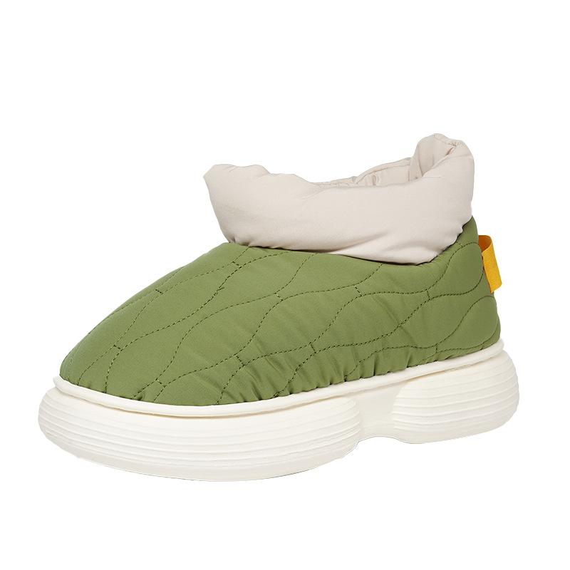 Autumn and winter fashion simple fish pattern cotton shoes indoor home EVA thick-soled non-slip thermal shoes cotton slippers