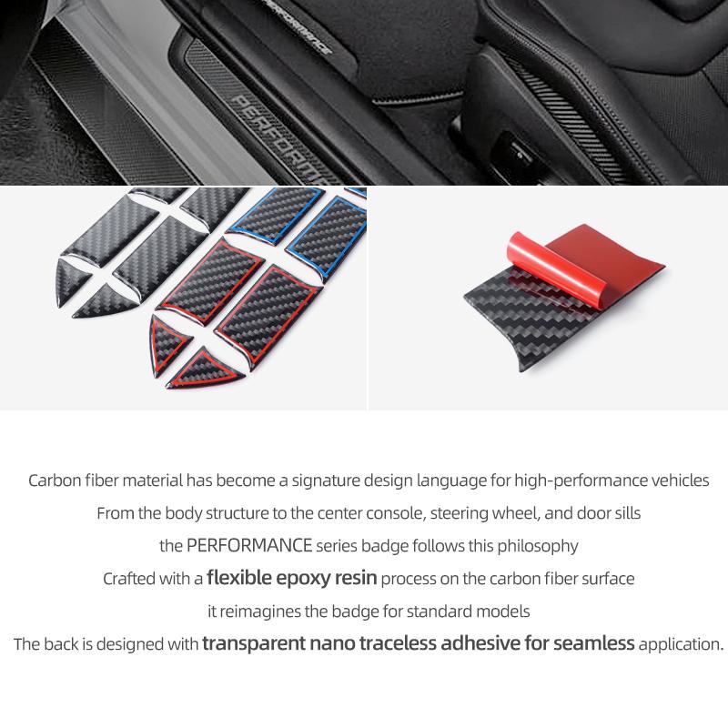 For BMW X3 G01 X3 G08 2017-2024 Carbon Fiber Rear Front Bumper Lip Sticker Strip Trim Car Exterior Tuning Protector Accessories