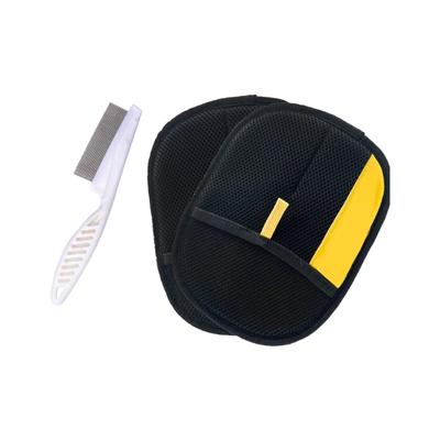 Haustierhaarentferner Handschuh und Bürsten Set Effektiv für Sofa Bett Kleidung Auto Sanftes Ausbürsten Für Haustier Hunde Wiederverwendbar Pflege